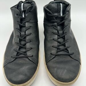 Ecco Black High-Top Sneakers 7